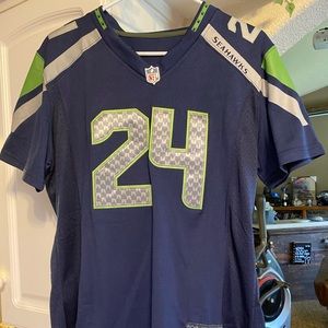 Seattle Seahawks XL Lynch Woman's Jersey